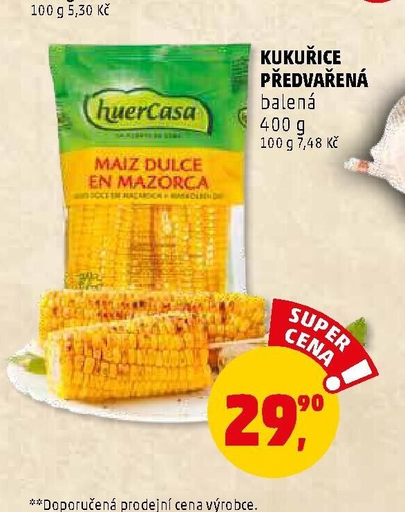 KUKUŘICE PŘEDVAŘENÁ
