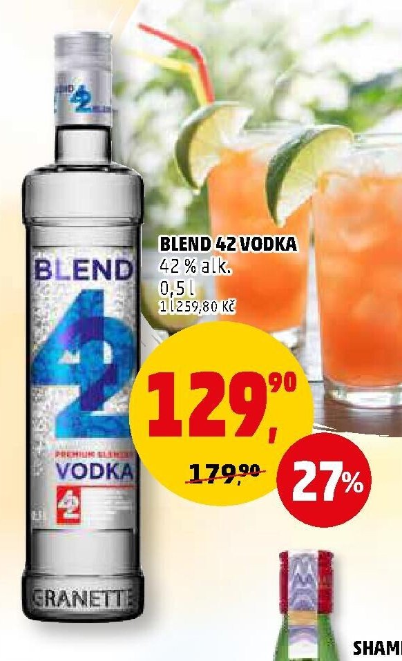 Blend 42 Vodka 42% alk. 0,5 l
