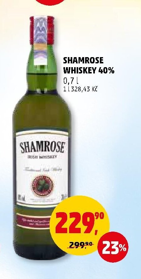 Shamrose Whiskey 40% 0,7 l