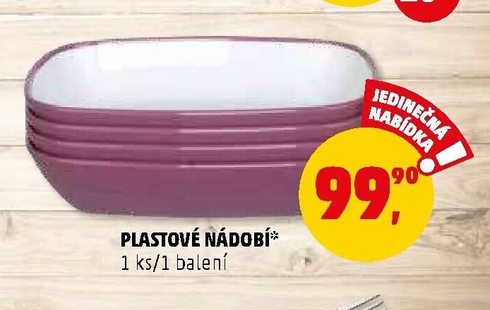 PLASTOVÉ NÁDOBÍ