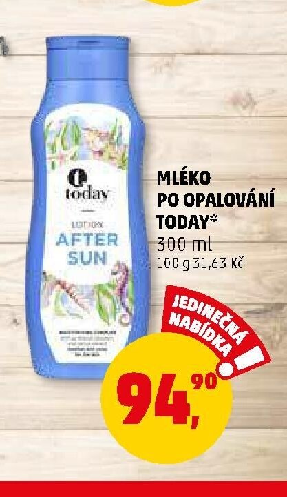 MLÉKO PO OPALOVÁNÍ TODAY
