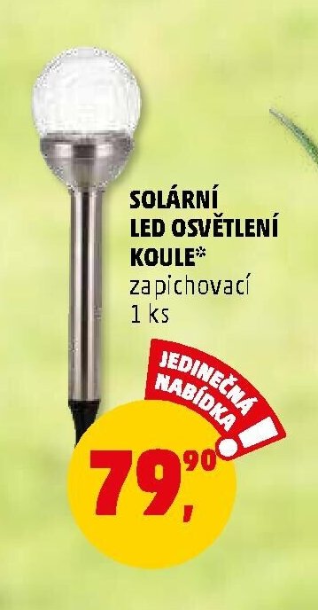SOLÁRNÍ LED OSVĚTLENÍ KOULE