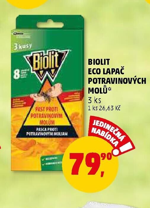 BIOLIT ECO LAPAČ POTRAVINOVÝCH MOLŮ