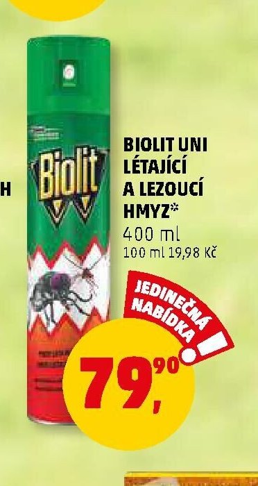 BIOLIT UNI LÉTAJÍCÍ A LEZOUCÍ HMYZ