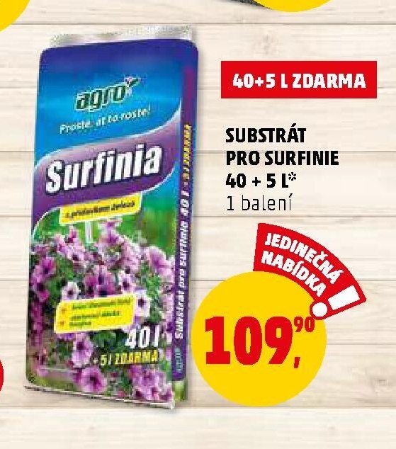 SUBSTRÁT PRO SURFINIE