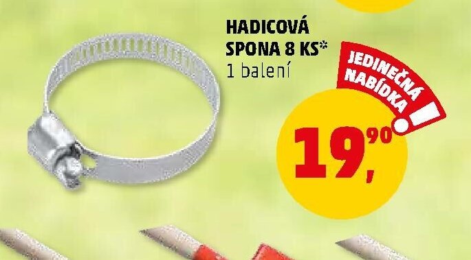HADICOVÁ SPONA 8 KS