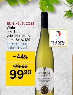 Vinium 0,75 l