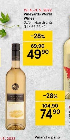 Vineyards World Wines 0,75 l