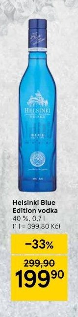 Helsinki Blue Edition vodka