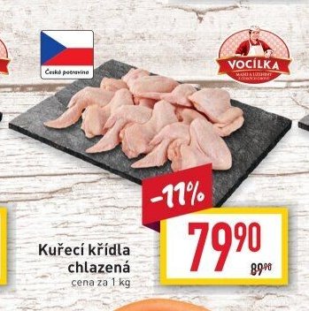 Kuřecí křídla chlazená