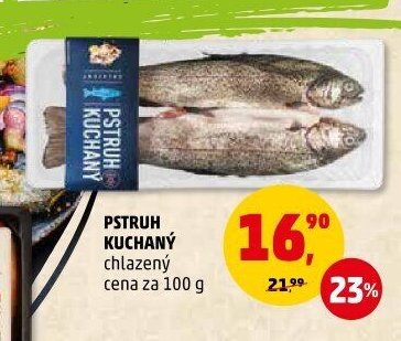Pstruh kuchaný chlazený