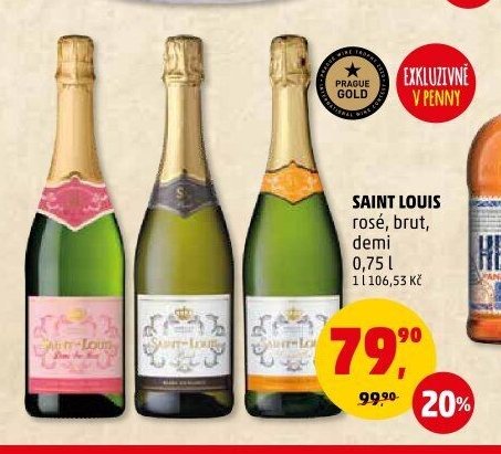 Saint Louis rosé, brut, demi
