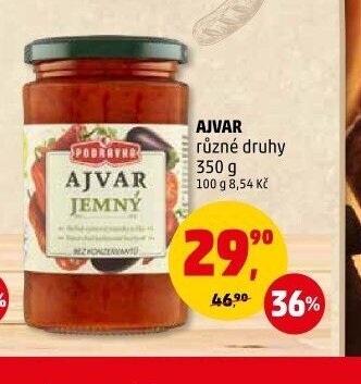 Ajvar různé druhy
