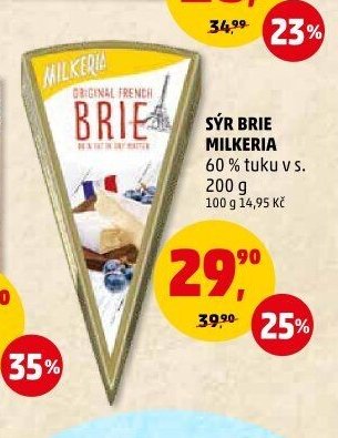 SÝR BRIE MILKERIA 200 g
