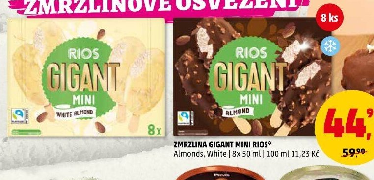 Zmrzlina Gigant Mini Rios