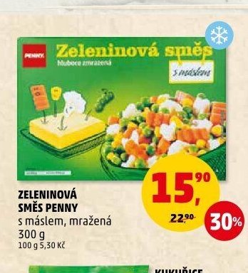 Zeleninová směs Penny s máslem