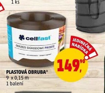 PLASTOVÁ OBRUBA 9 x 0,15 m