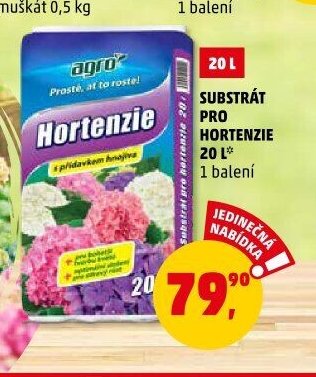 Substrát pro hortenzie 20 l