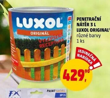PENETRAČNÍ NÁTĚR 3 L LUXOL ORIGINAL