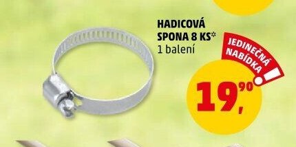 HADICOVÁ SPONA 8 KS