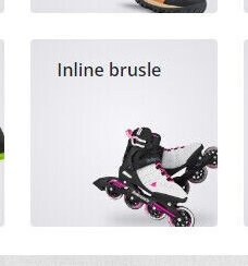 Inline brusle
