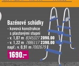 Bazénové schůdky