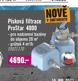 Písková filtrace ProStar 4000