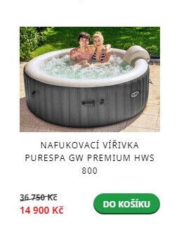 Nafukovací vířivka PureSpa GW Premium HWS 800 - Mountfield akcniletaky.com