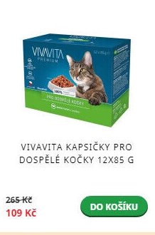 Vivavita kapsičky pro dospělé kočky 12x85 g - Mountfield akcniletaky.com