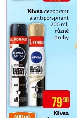 Nivea deodorant a antiperspirant 200 ml