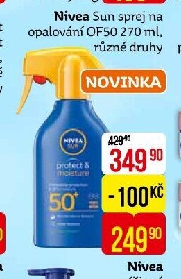 Nivea Sun sprej na opalování OF50 270 ml