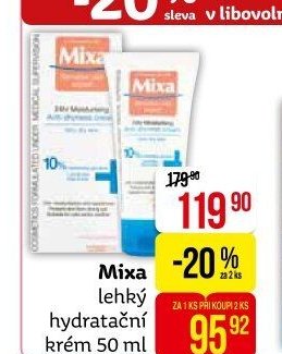 Mixa lehký hydratační krém 50 ml