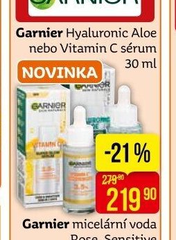 Garnier Hyaluronic Aloe nebo Vitamin C sérum 30 ml