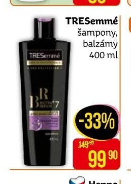 TREsemmé šampony, balzámy 400 ml