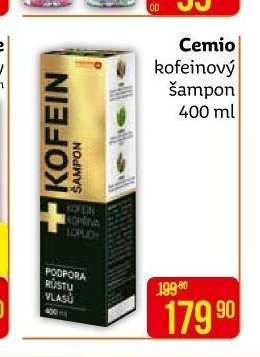 Cemio kofeinový šampon 400 ml