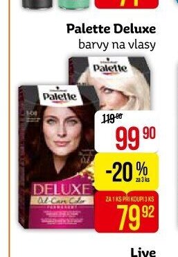 Palette Deluxe barvy na vlasy