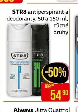STR8 antiperspirant a deodoranty, 50 a 150 ml, různé druhy