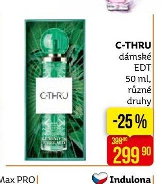 C-THRU dámské EDT 50 ml, různé druhy