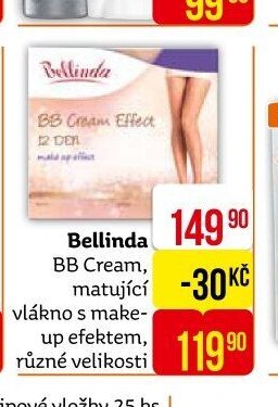 Bellinda BB Cream, matující vlákno s make-up efektem, různé velikosti