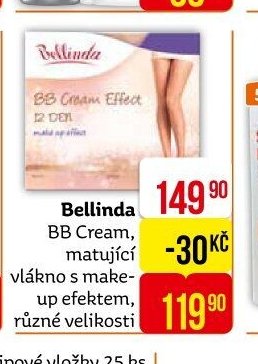 Bellinda BB Cream, matující vlákno s make-up efektem, různé velikosti