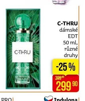 C-THRU dámské EDT 50 ml, různé druhy