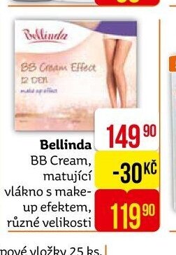 Bellinda BB Cream, matující vlákno s make-up efektem, různé velikosti