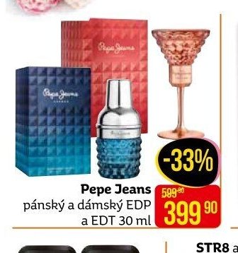 Pepe Jeans pánský a dámský EDP a EDT 30 ml