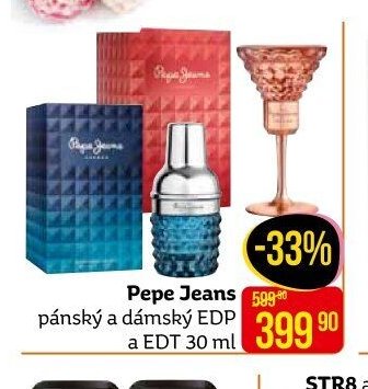 Pepe Jeans pánský a dámský EDP a EDT 30 ml