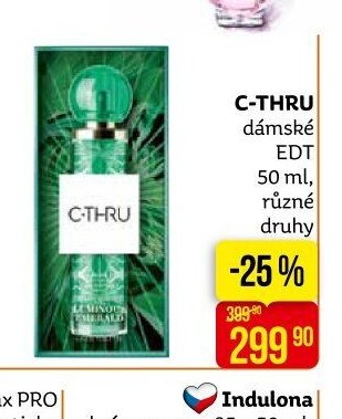 C-THRU dámské EDT 50 ml, různé druhy