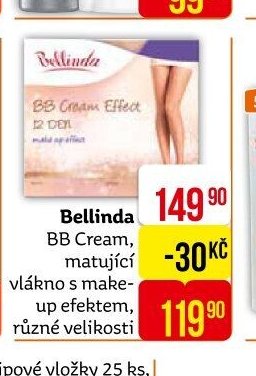 Bellinda BB Cream, matující vlákno s make-up efektem, různé velikosti