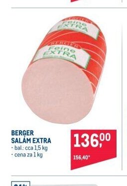 BERGER SALÁM EXTRA
