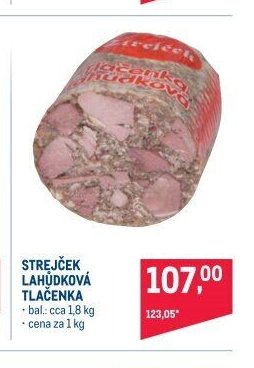 STREJČEK LAHŮDKOVÁ TLAČENKA