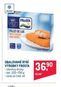 Obalované rybí výrobky Frosta