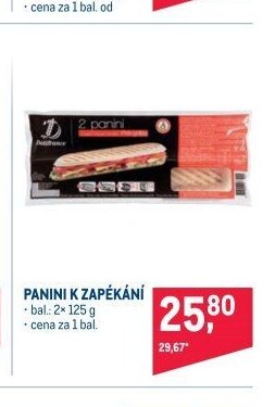 PANINI K ZAPÉKÁNÍ